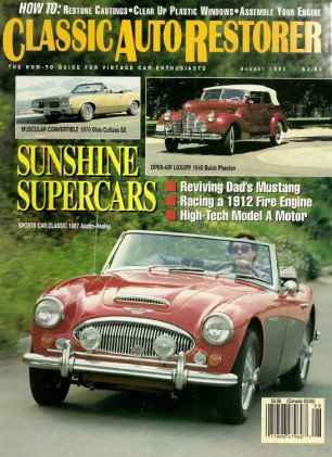 CLASSIC AUTO RESTORER 1993 AUG - HEALEY 3000-3, 40 BUICK PHAETON, CUTLASS SX